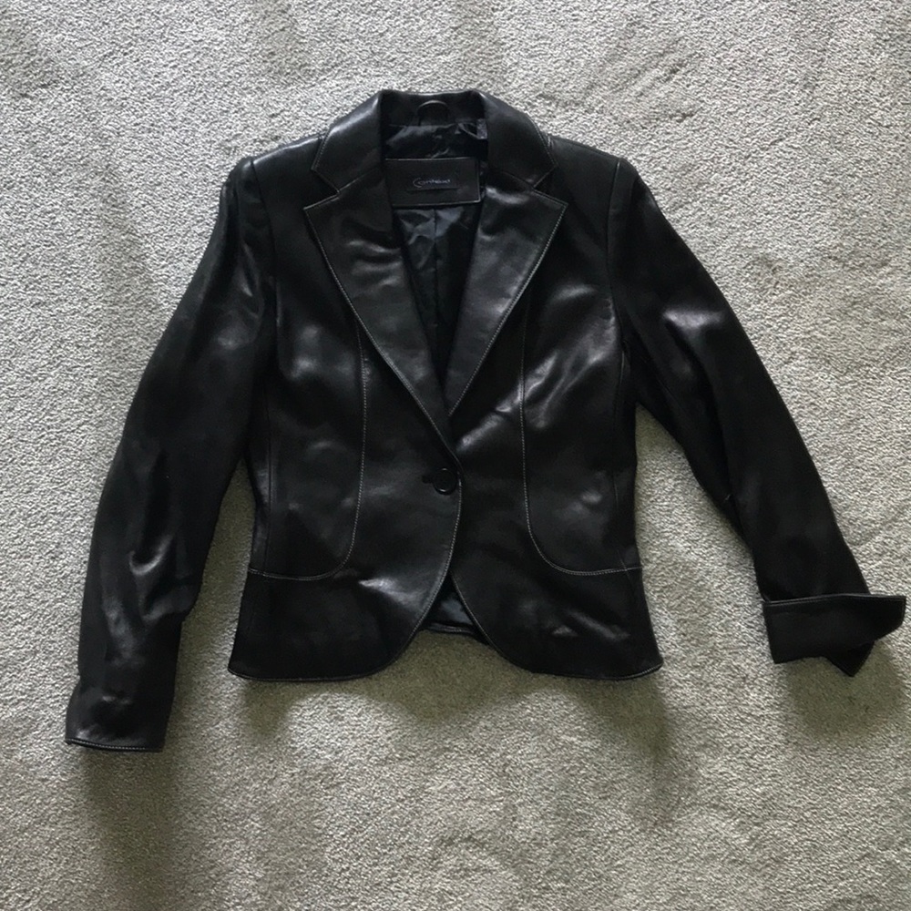 Black leather jacket 🖤